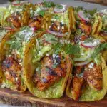 cilantro lime grilled chicken tacos - featured image