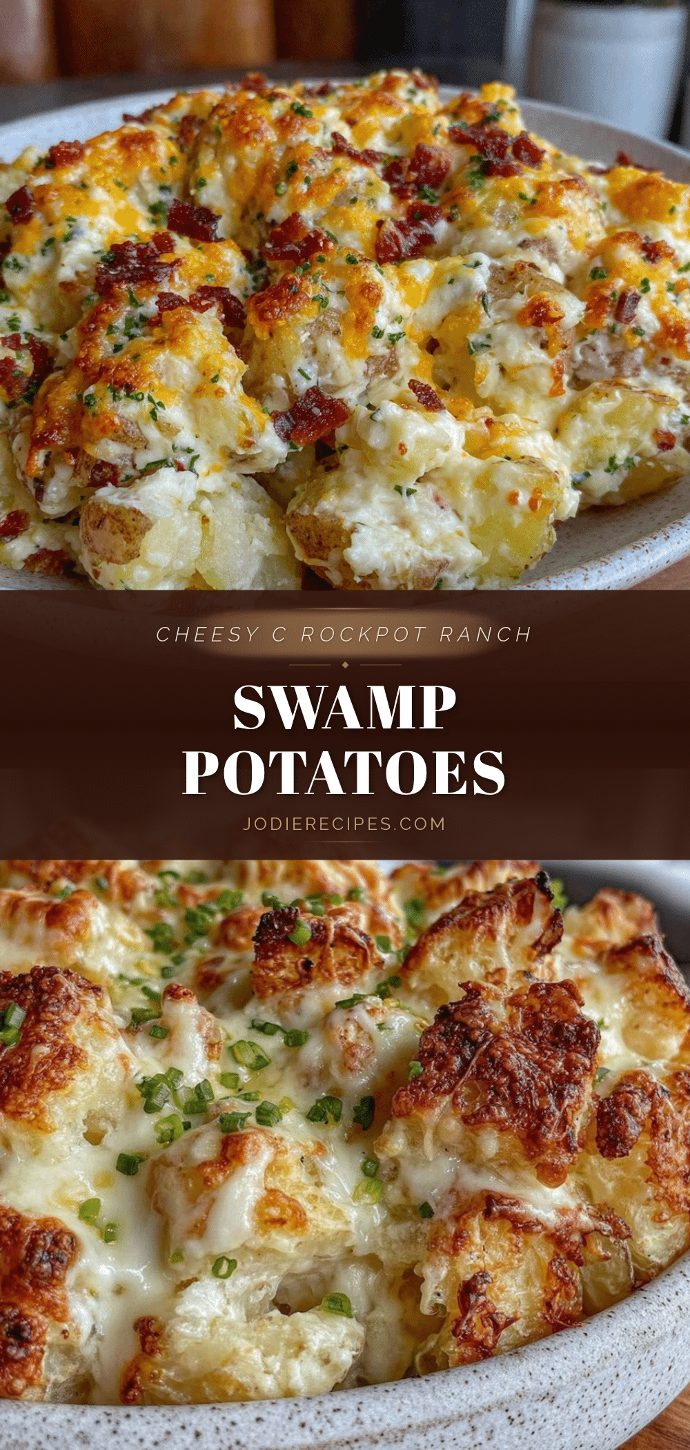 cozy crockpot swamp potatoes recipe