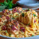 creamy one-pot tuscan chicken pasta - featured image