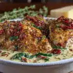 creamy tuscan chicken - featured image