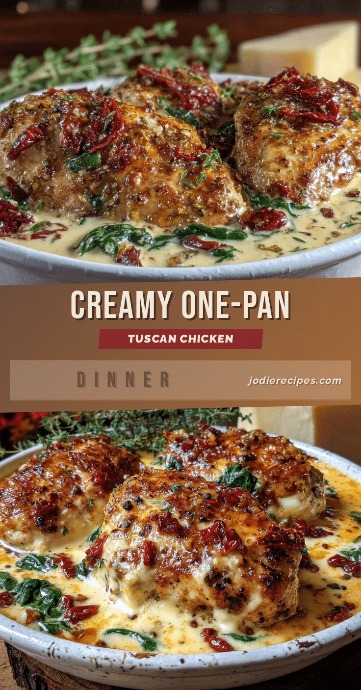 creamy tuscan chicken recipe