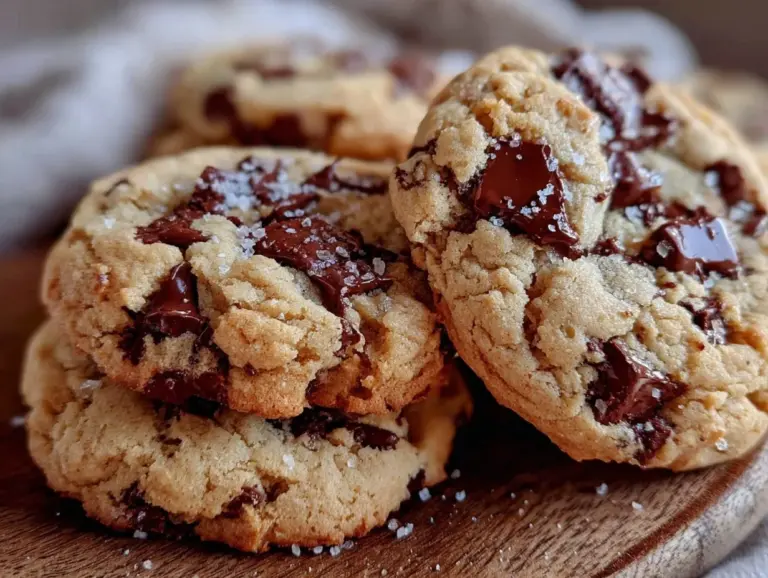 crispy brown butter chocolate chip cookies - featured image