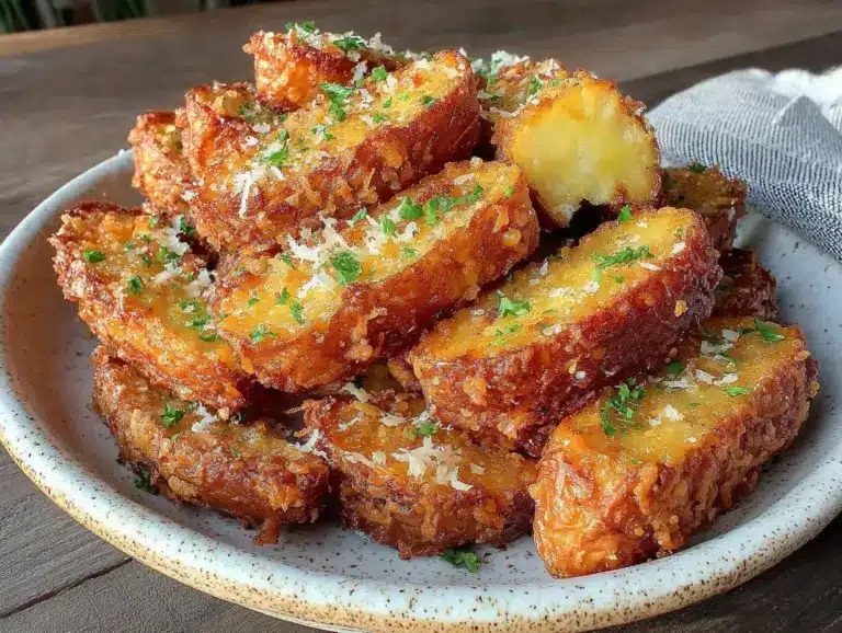 crispy parmesan roasted potatoes - featured image