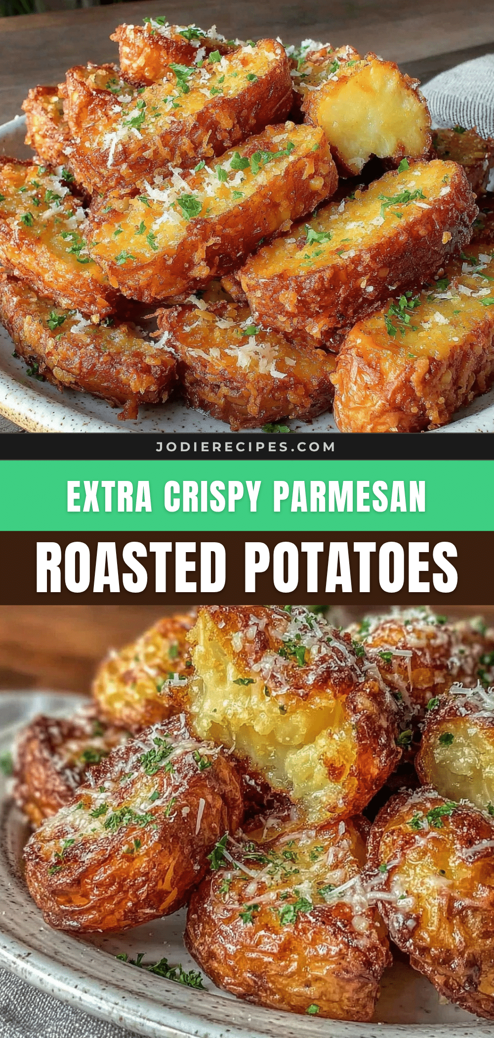 crispy parmesan roasted potatoes recipe