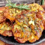 crispy smashed potatoes - featured image
