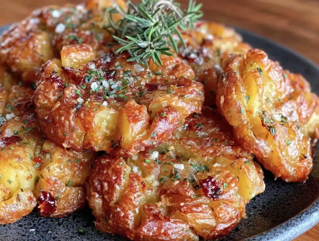 crispy smashed potatoes preparation steps