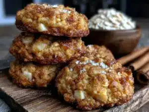 easy chewy apple cinnamon breakfast cookies - featured image