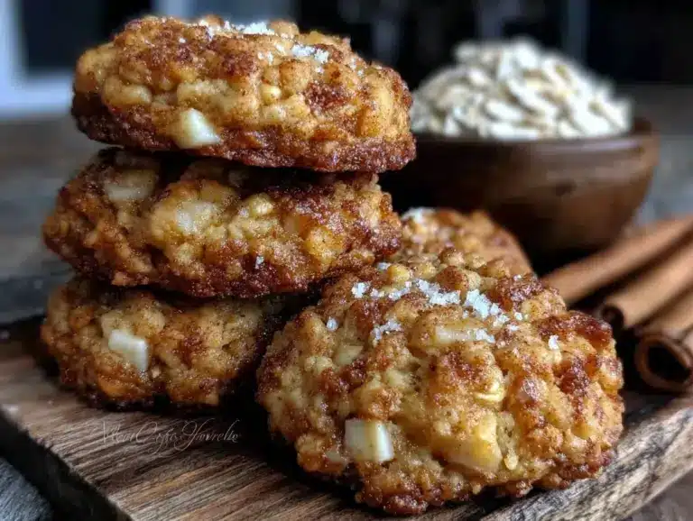 easy chewy apple cinnamon breakfast cookies - featured image