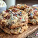 easy chewy back-to-school monster cookies - featured image