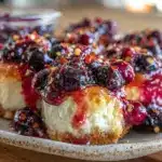 firecracker cheesecake bites - featured image