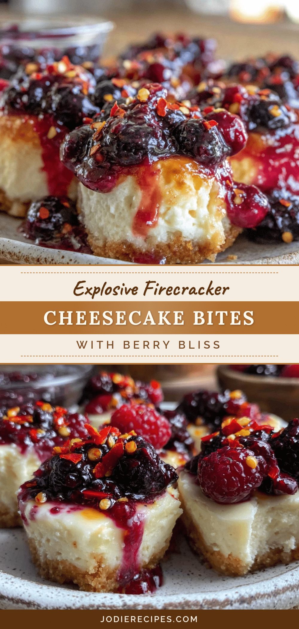 firecracker cheesecake bites recipe