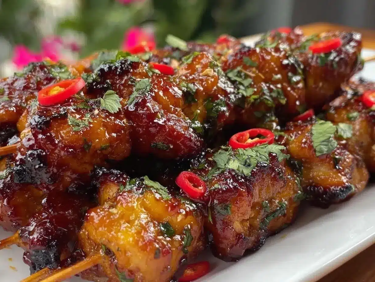firecracker chicken skewers preparation steps