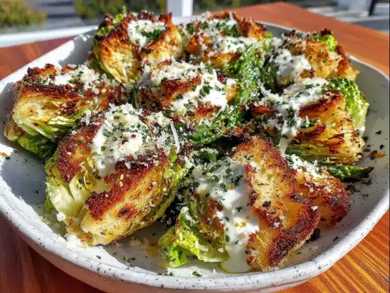fresh caesar salad recipe - featured image