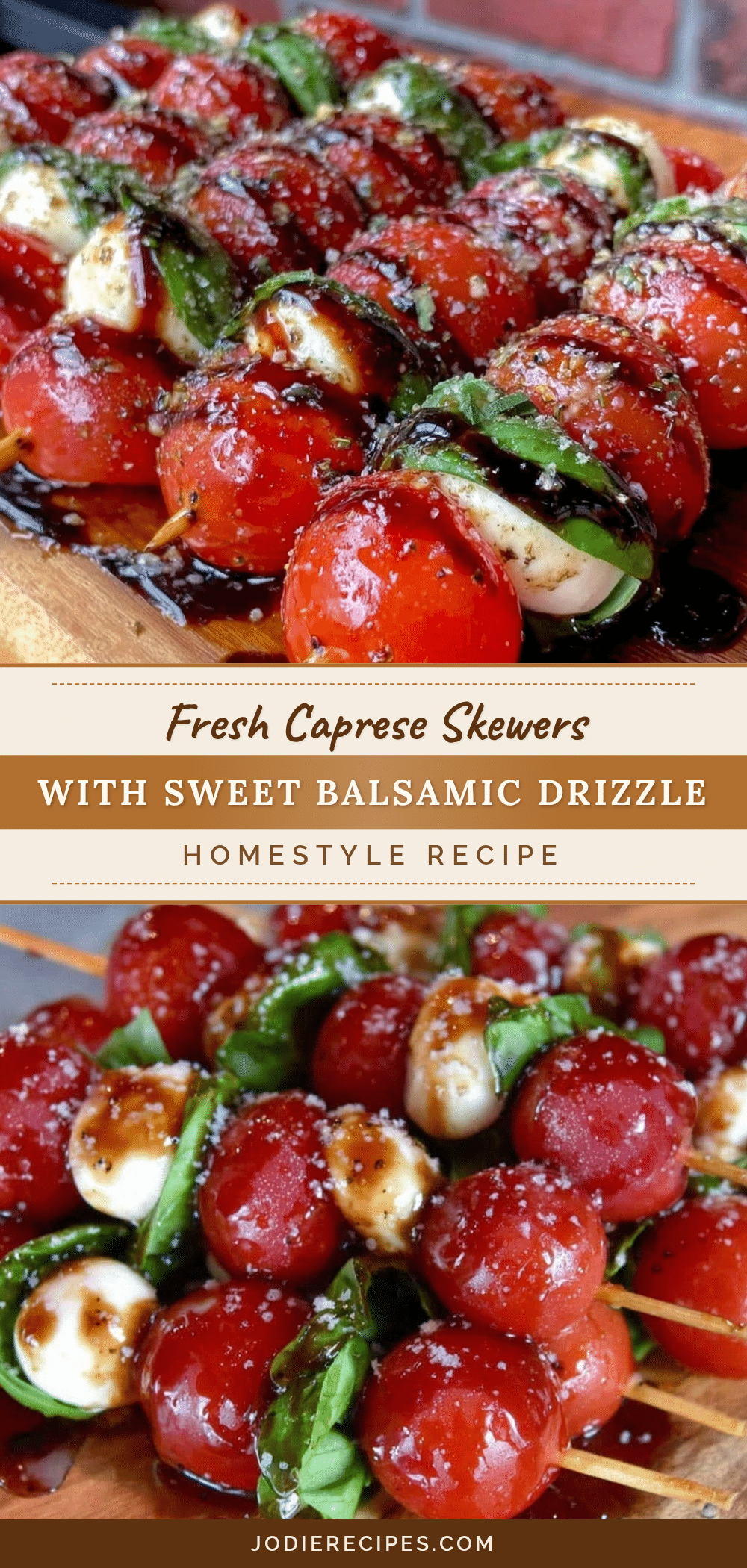 fresh caprese skewers recipe