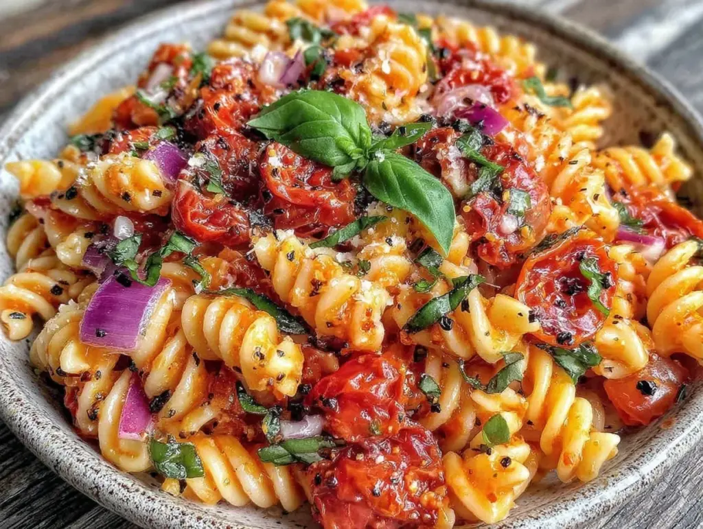 fresh italian pasta salad - featured image