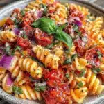 fresh italian pasta salad - featured image