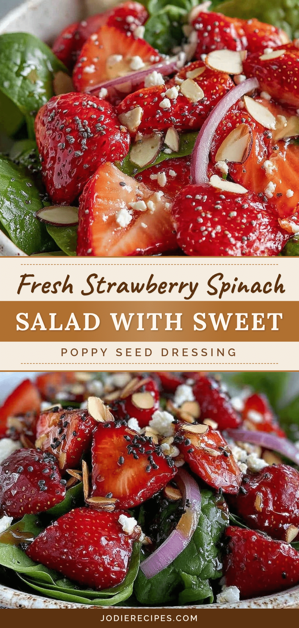 fresh strawberry spinach salad recipe