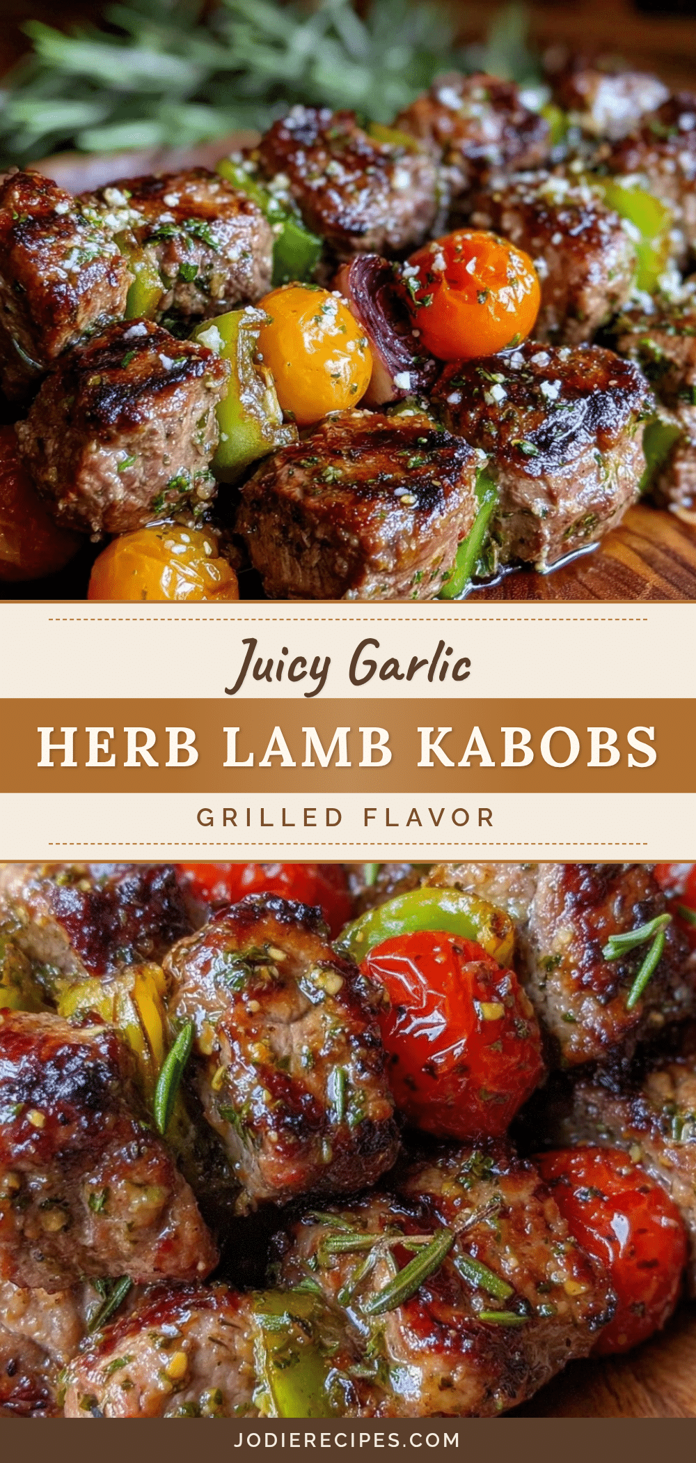 garlic herb marinated lamb kabobs recipe
