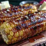 honey butter grilled corn - featured image
