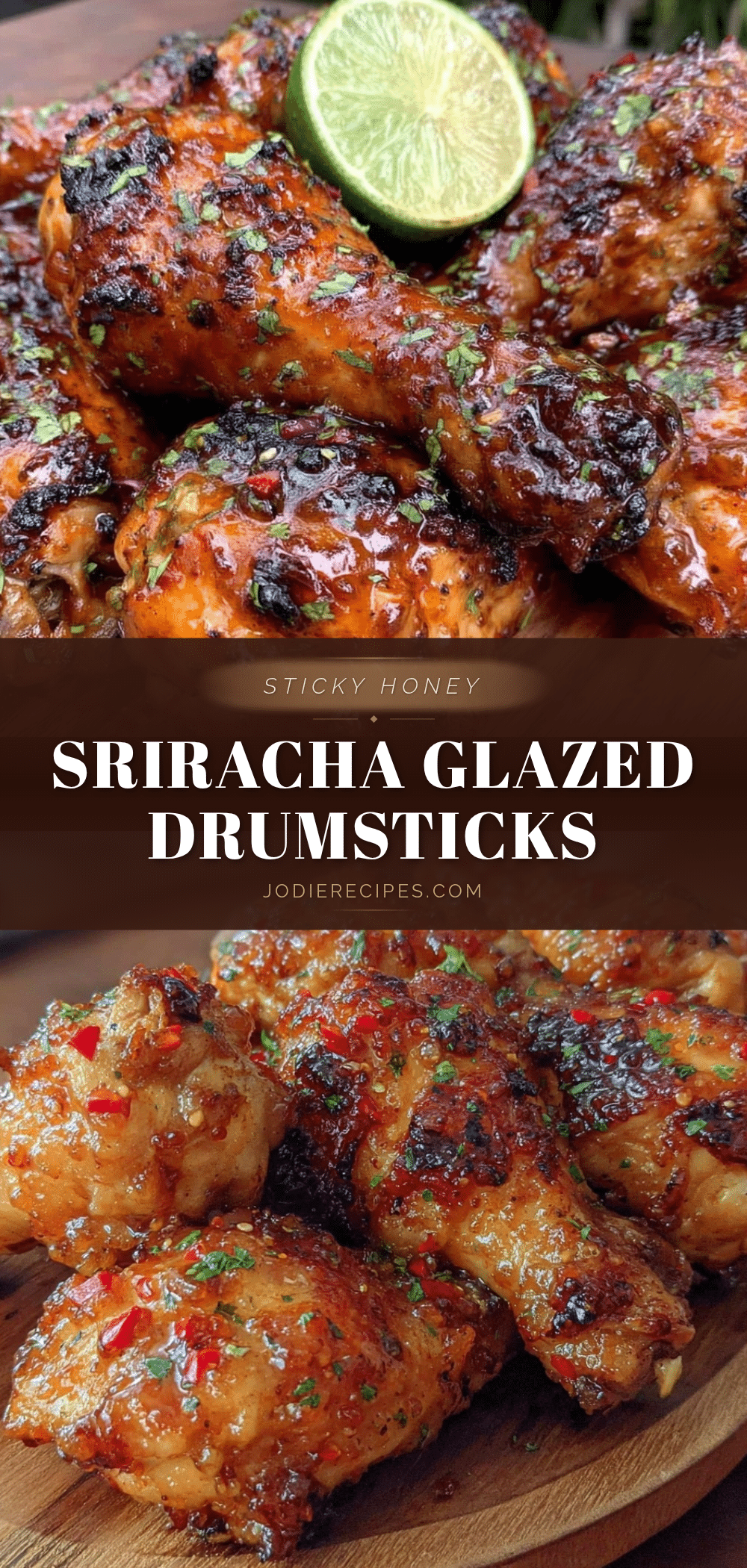 honey sriracha glazed chicken drumsticks recipe