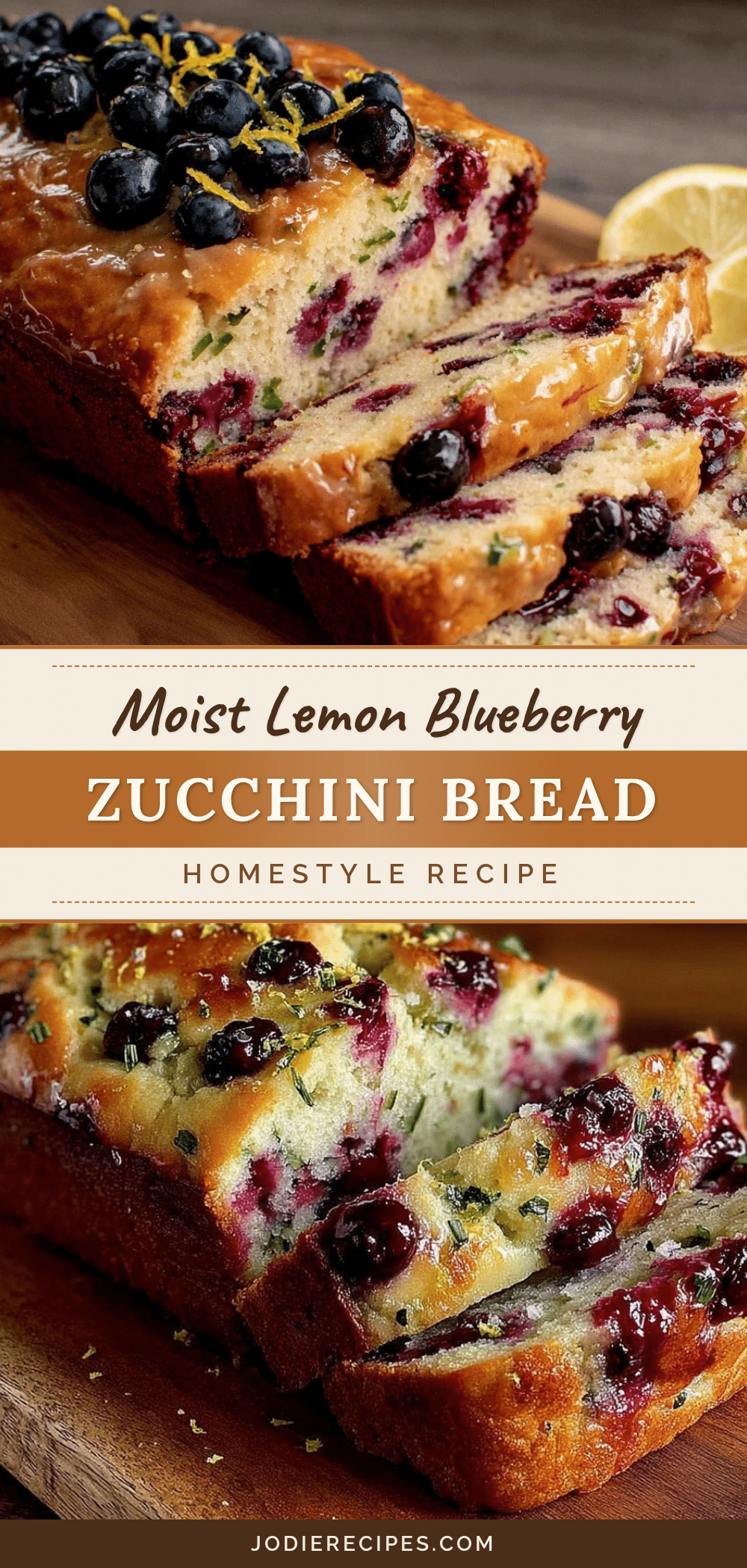 lemon blueberry zucchini bread recipe