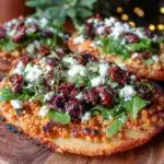Mediterranean Chickpea Flatbread Pizza - featured image