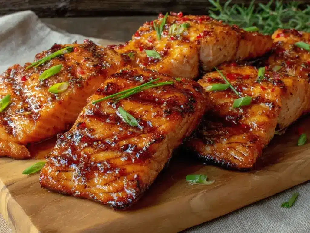 miso butter grilled salmon fillets - featured image