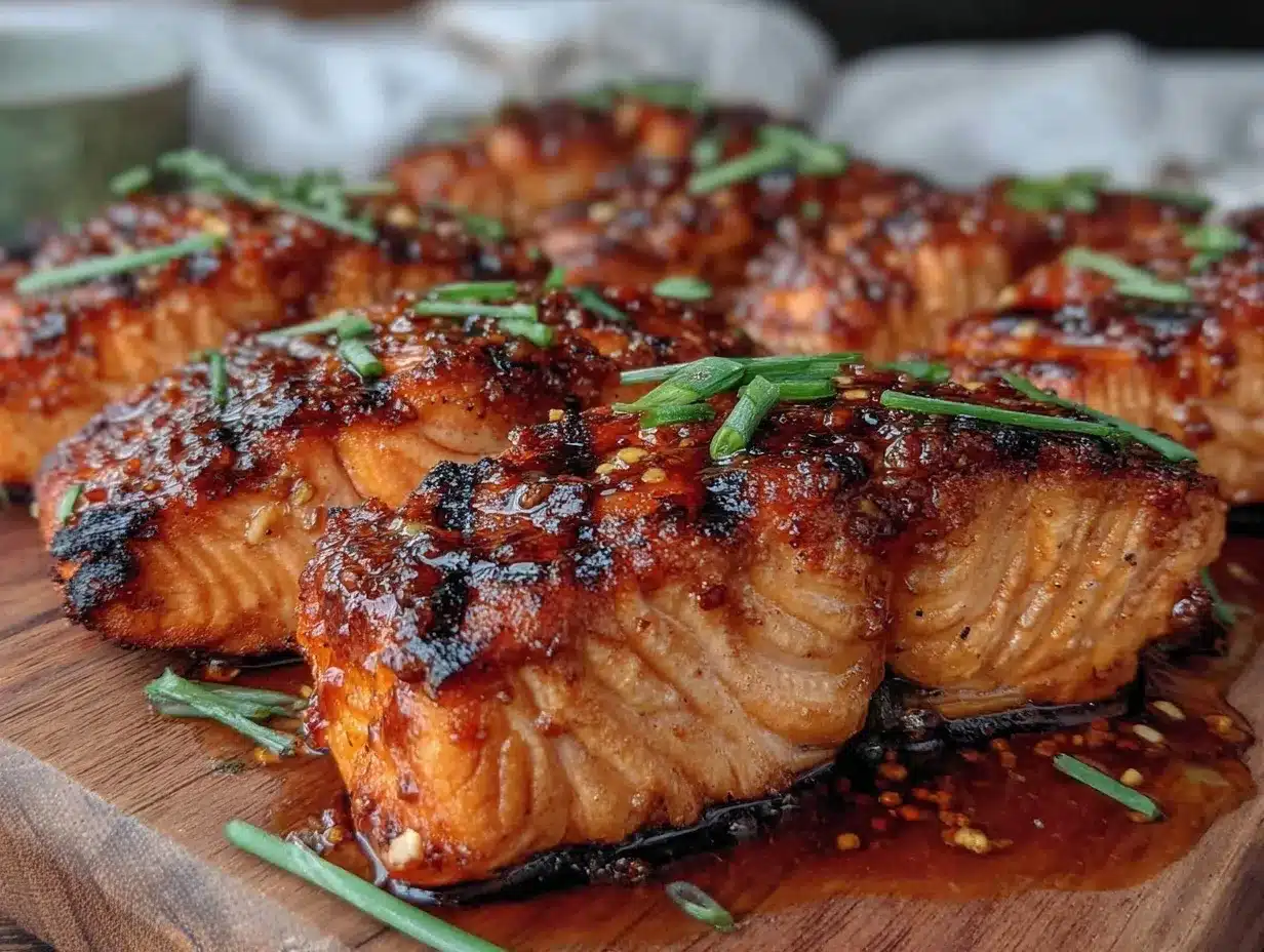 miso butter grilled salmon fillets preparation steps