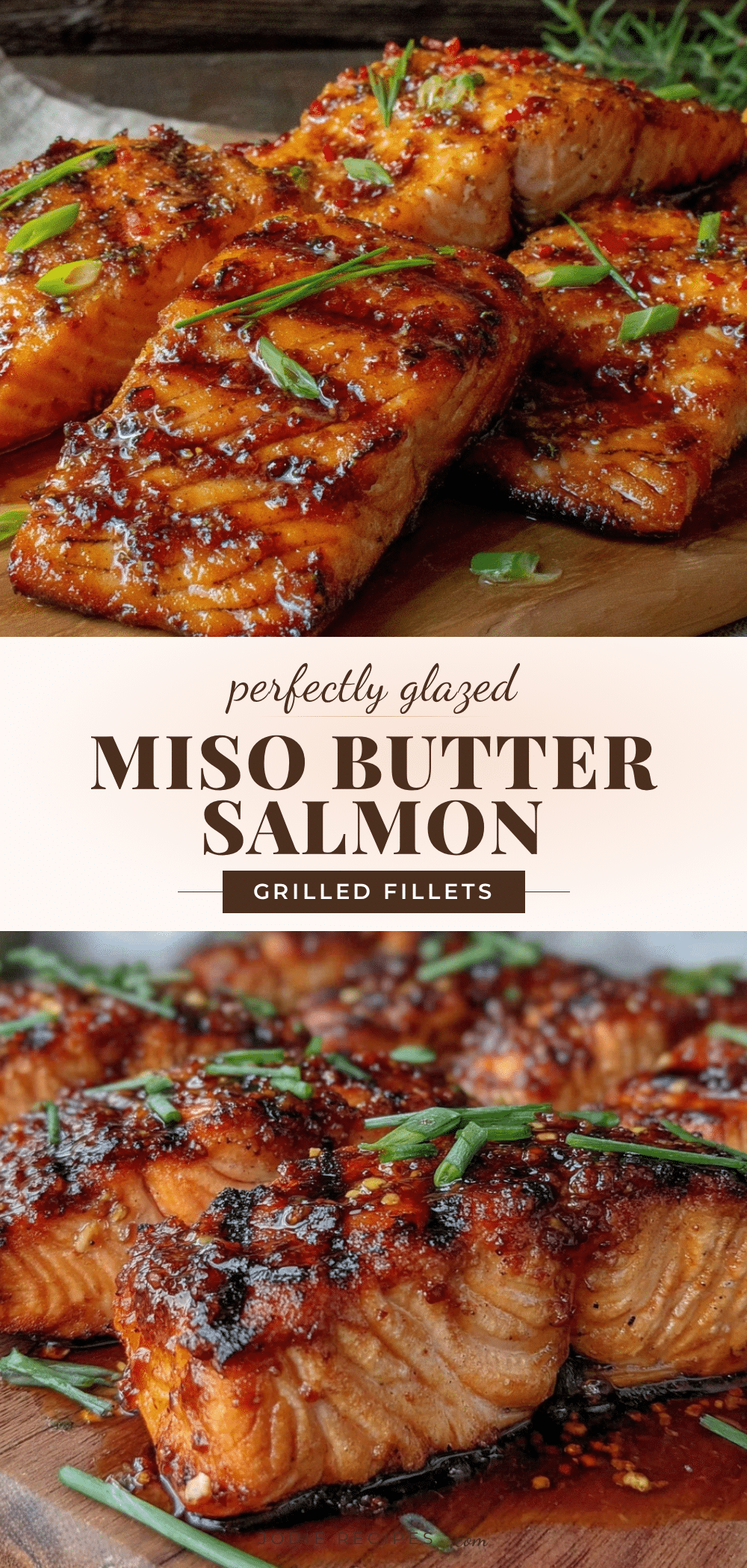 miso butter grilled salmon fillets recipe