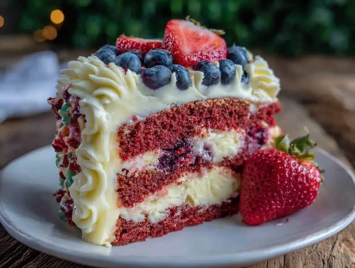 patriotic flag cake recipe preparation steps