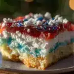 patriotic poke cake - featured image