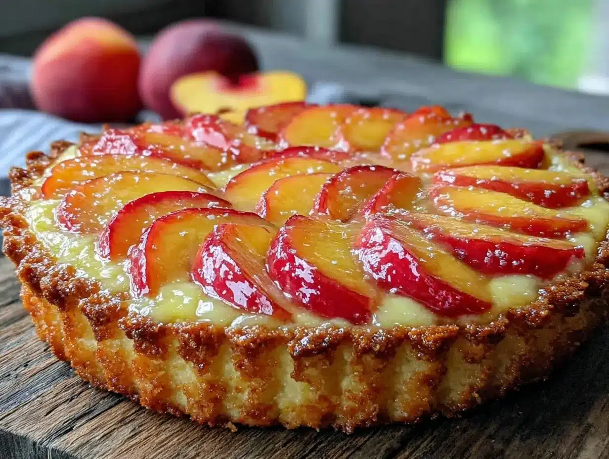 Perfect Nectarine Frangipane Tart preparation steps