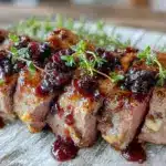 pork tenderloin blackberry balsamic reduction - featured image