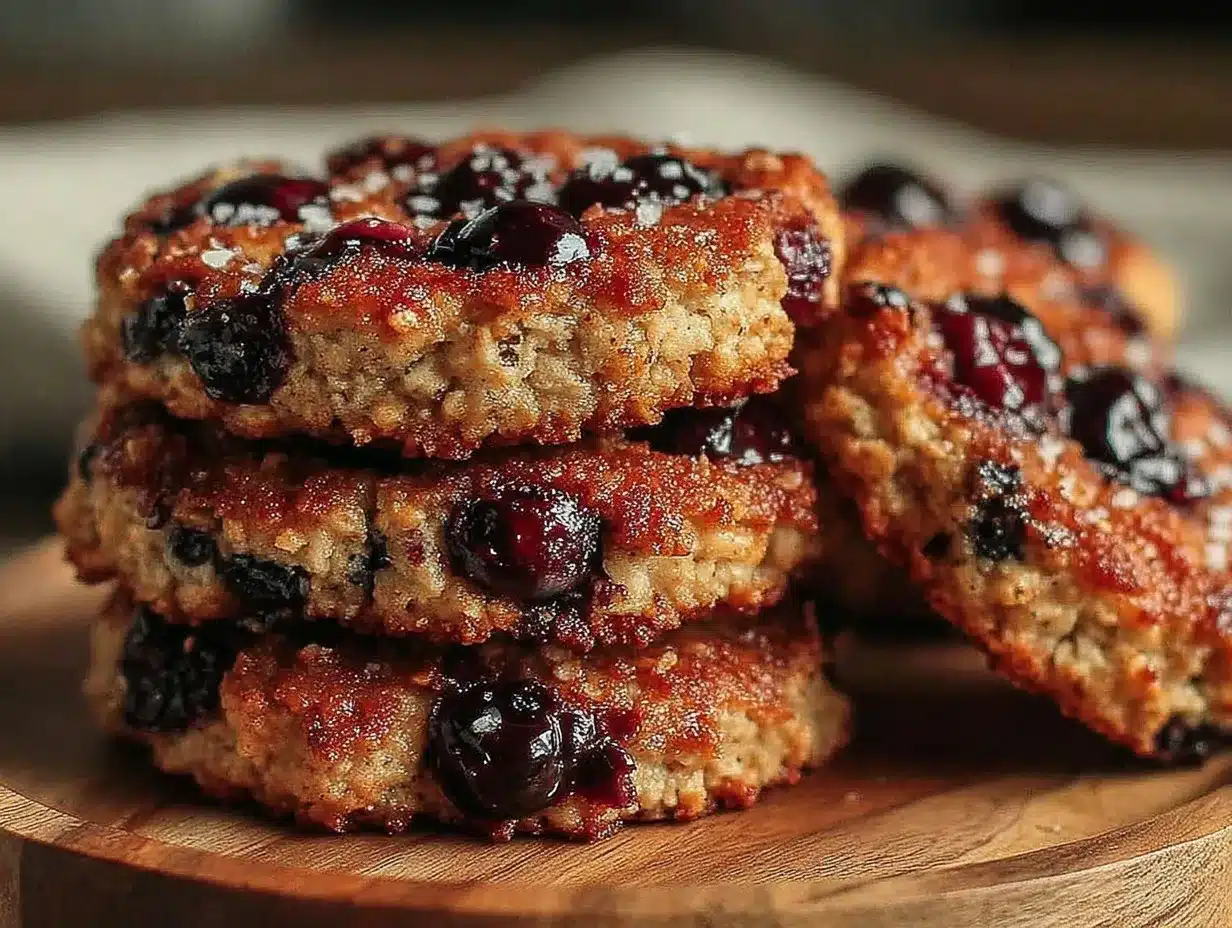 protein-packed blueberry oat breakfast cookies preparation steps