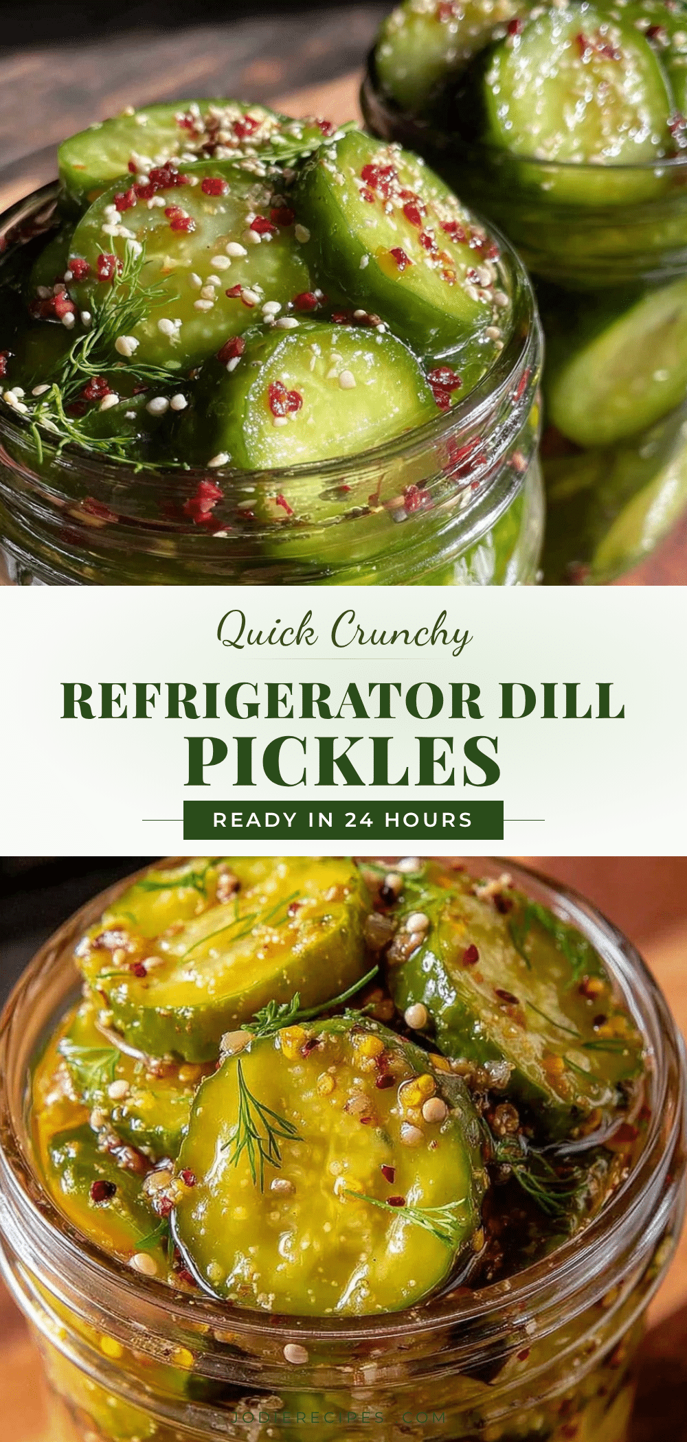 quick crunchy refrigerator dill pickles recipe