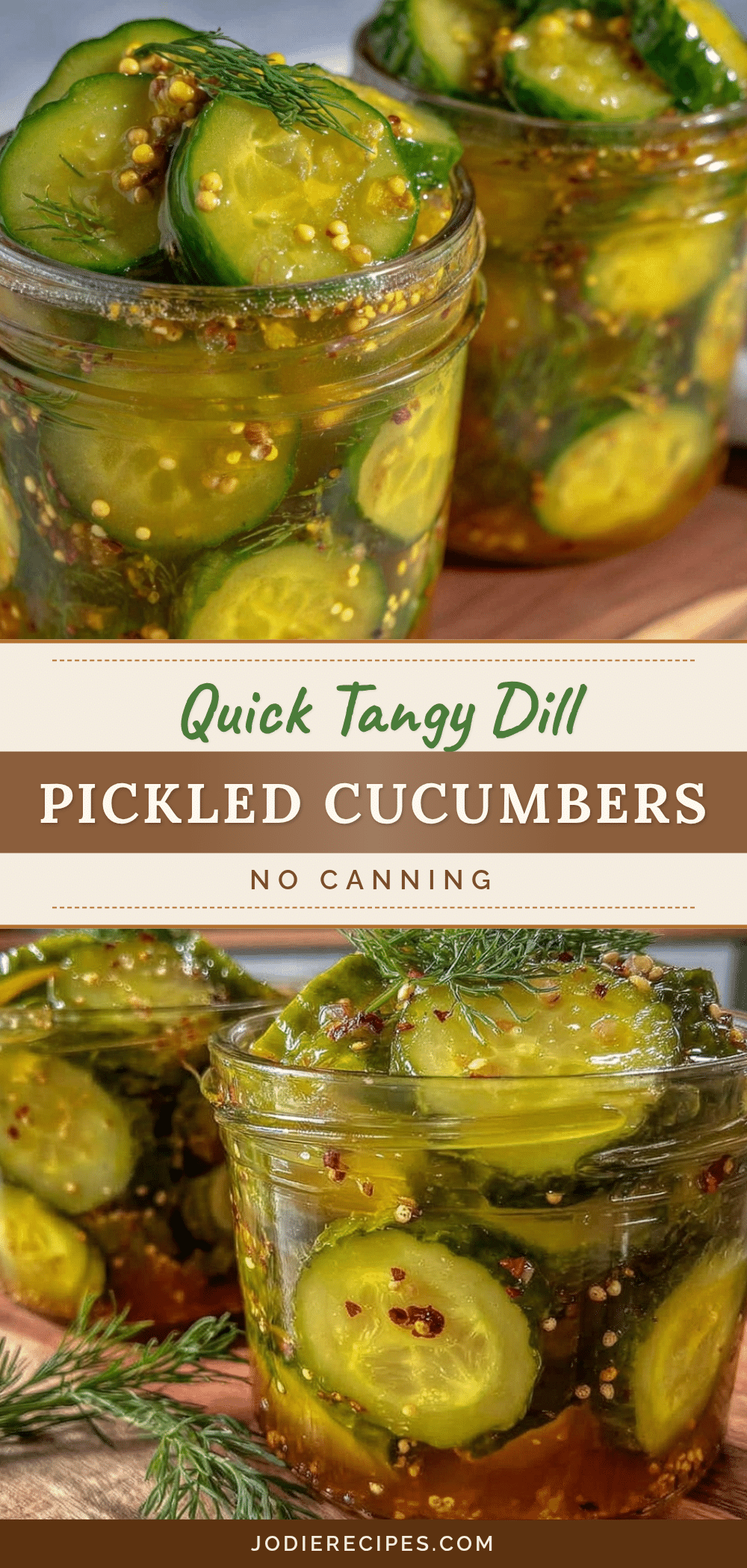 quick tangy pickled dill cucumbers recipe