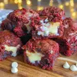 Red Velvet Cheesecake Brownie Bombs - featured image