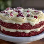 red velvet flag cake - featured image