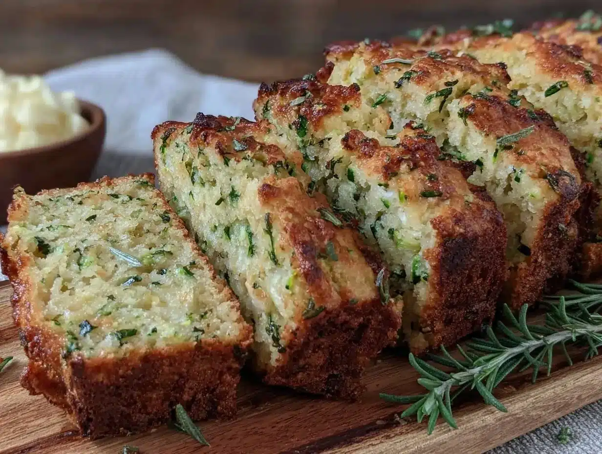 savory cheddar herb zucchini bread preparation steps