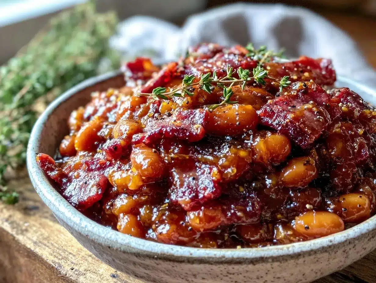 savory cowboy baked beans preparation steps