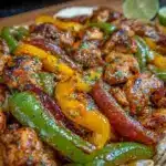 sheet pan chicken fajitas - featured image