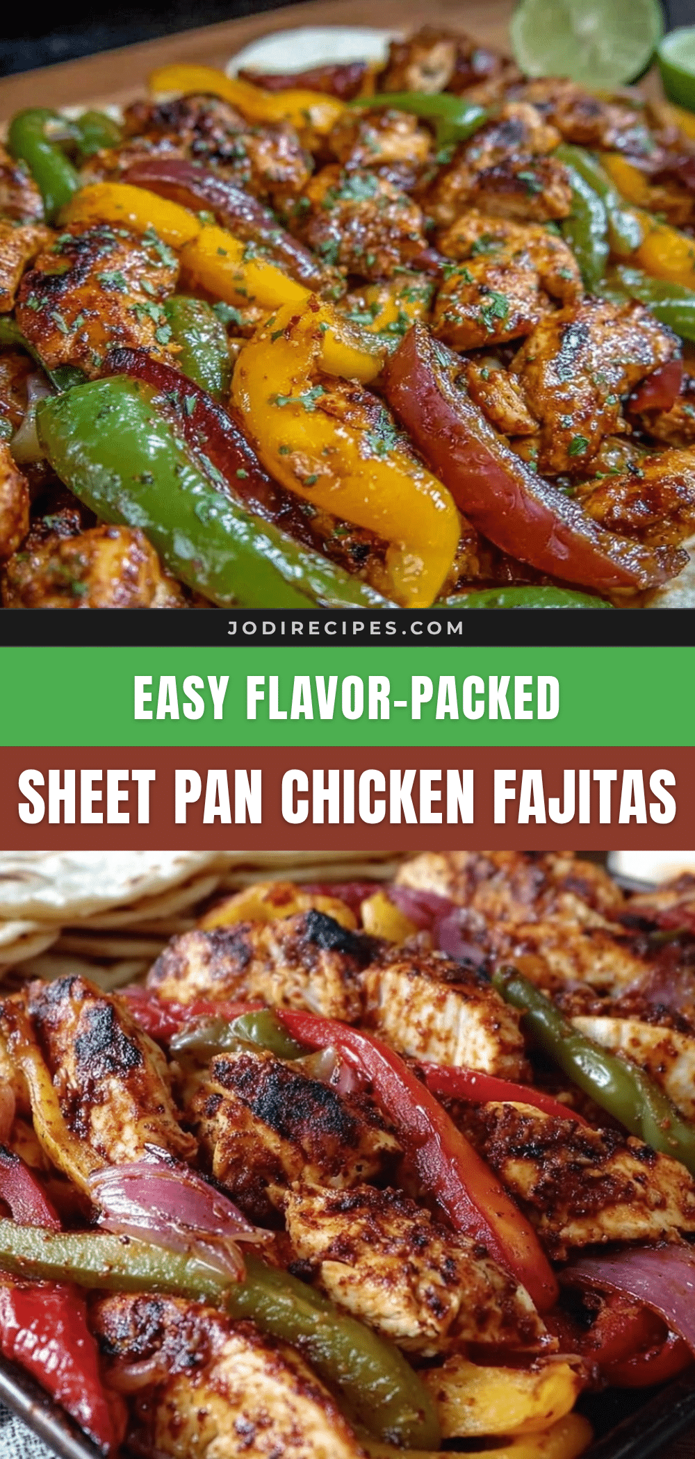 sheet pan chicken fajitas recipe