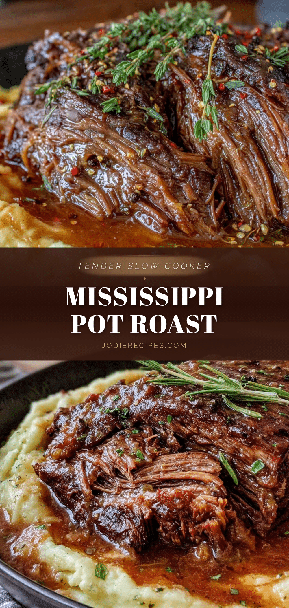slow cooker mississippi pot roast recipe
