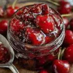 small batch sour cherry jam - featured image