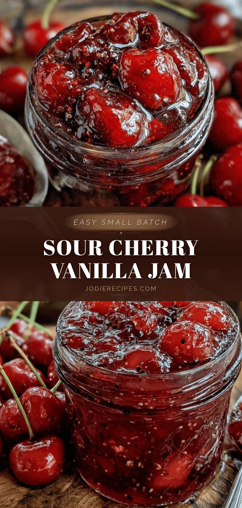 small batch sour cherry jam recipe