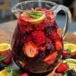 sparkling berry sangria pitcher - featured image