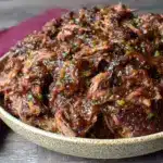 spicy black raspberry chipotle pulled pork - featured image