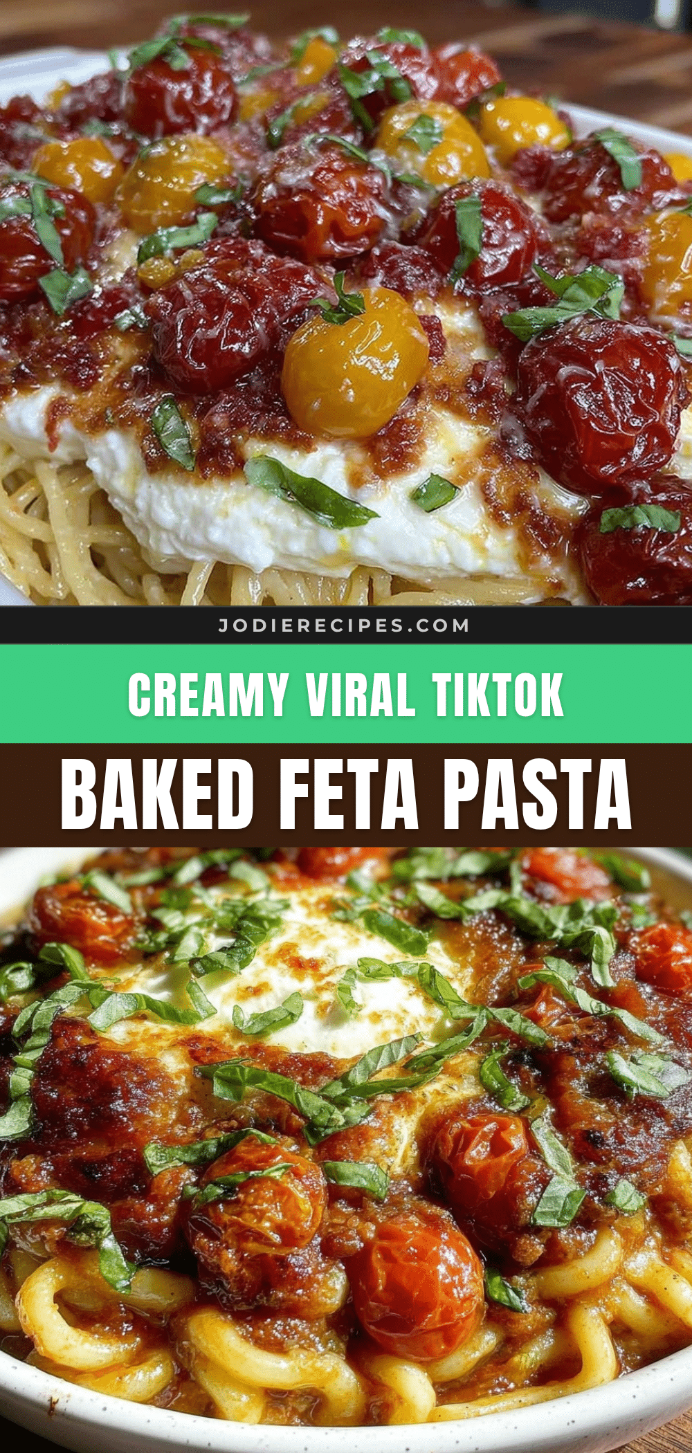 viral TikTok baked feta pasta recipe