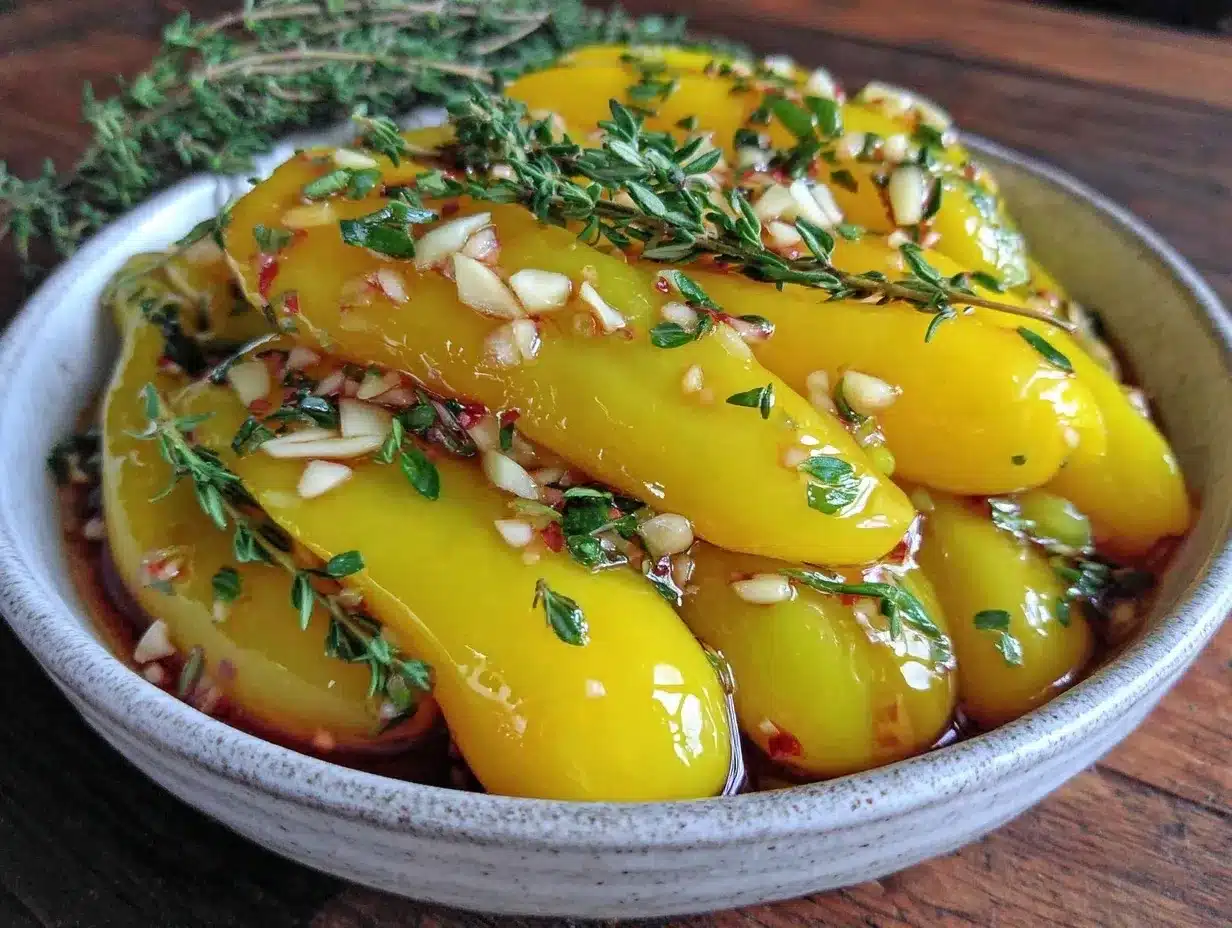 zesty pickled banana peppers preparation steps