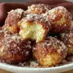 apple cider donut holes - featured image